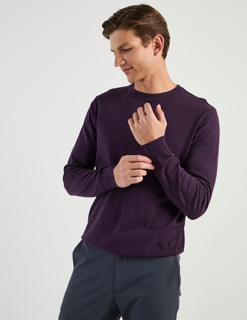 Suéter cuello redondo para hombre 1