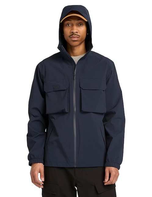 Chamarra casual Timberland impermeable con capucha para hombre
