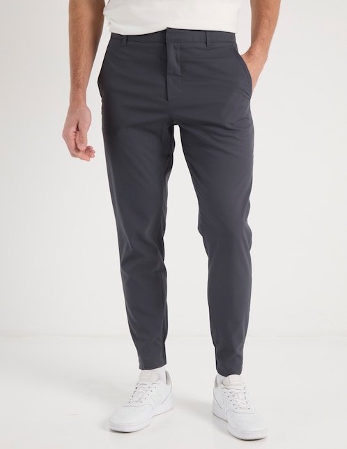 Pants skynny con botón para hombre 1