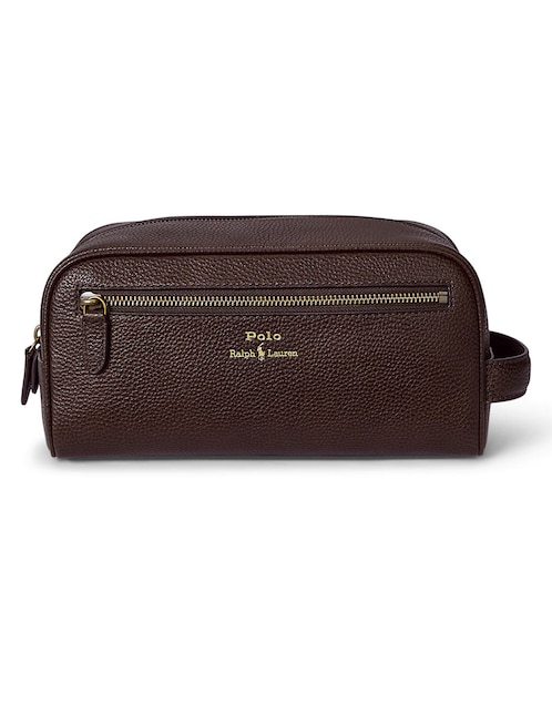 Bolsa neceser Polo Rl de piel bovino para hombre