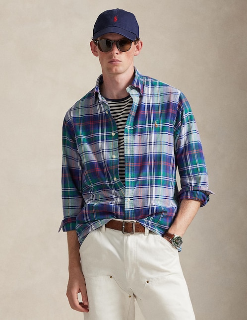 Camisa casual Polo Ralph Lauren de algodón para hombre
