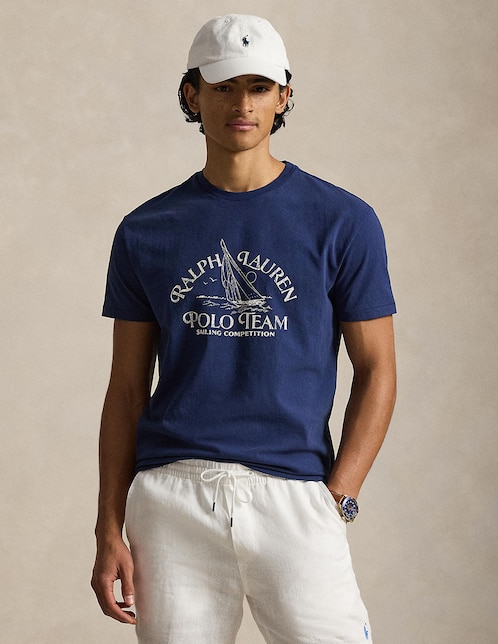 Playera cuello redondo para hombre 1