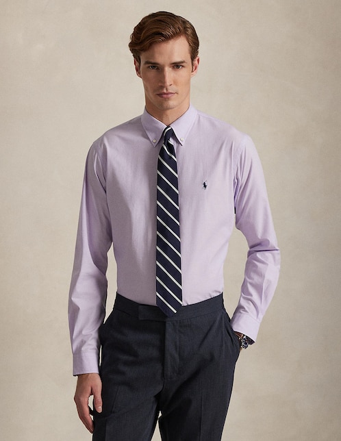 Camisa casual de algodón manga larga para hombre 1