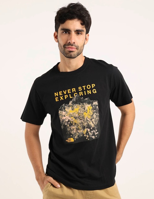 Playera M Boulder Breeze cuello redondo para hombre 1