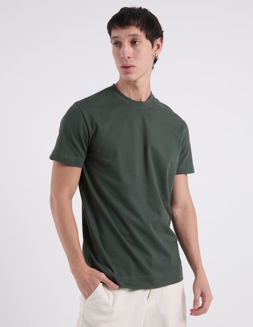 Playera cuello redondo para hombre 1