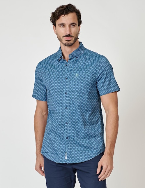 Camisa casual Original Penguin manga corta para hombre