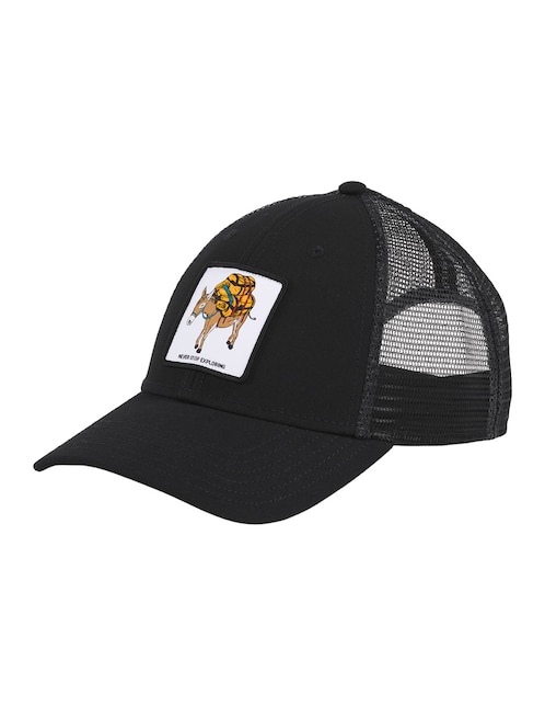 Gorra con visera curva correa ajustable casual Graphic Mudder Trucker para hombre 1