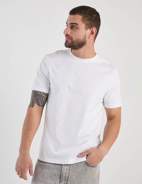 Playera cuello redondo para hombre 1