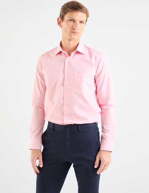 SCAPPINO Camisa de vestir Scappino de algodón manga larga para hombre