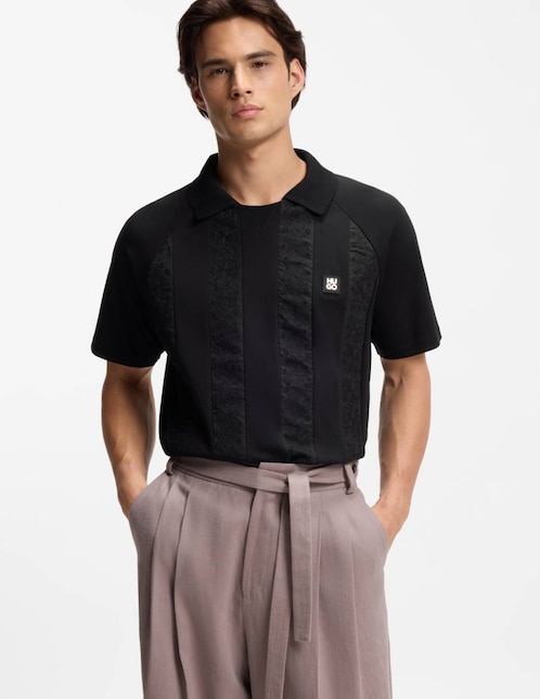 Playera tipo polo Hugo para hombre