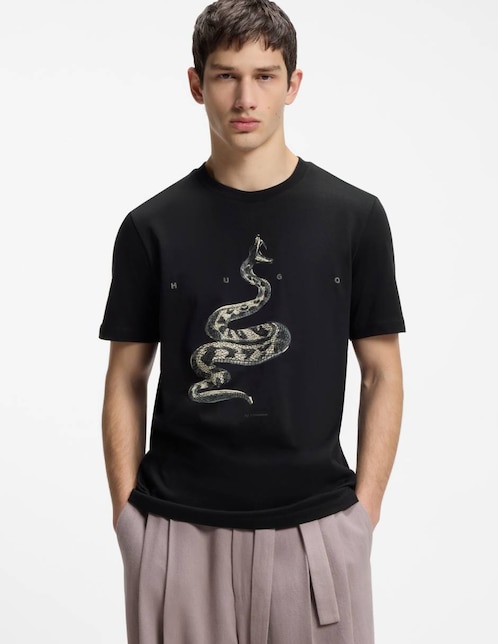 Playera Hugo cuello redondo para hombre