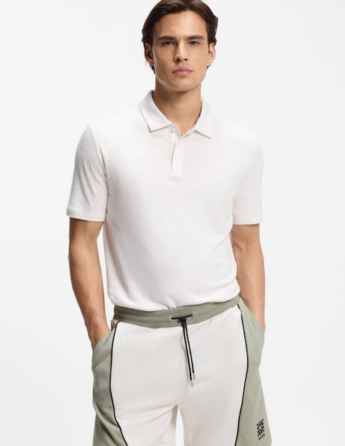 Playera tipo polo Hugo para hombre