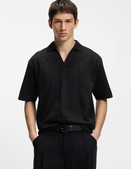 Playera tipo polo Hugo para hombre