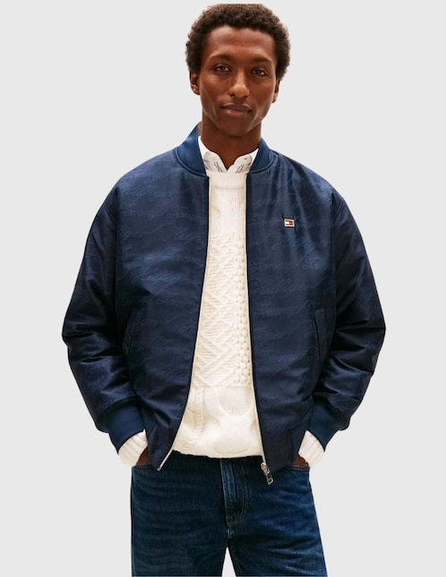 Chamarra casual Tommy Hilfiger reversible para hombre