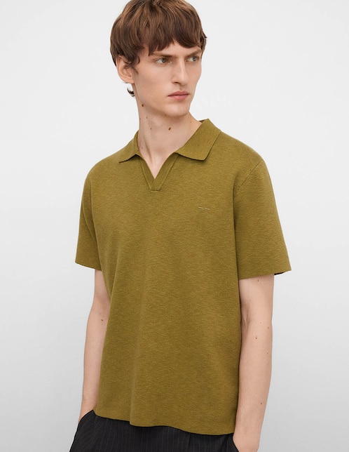 Playera tipo polo Adolfo Dominguez para hombre