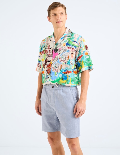 Bermuda de algodón para hombre 1