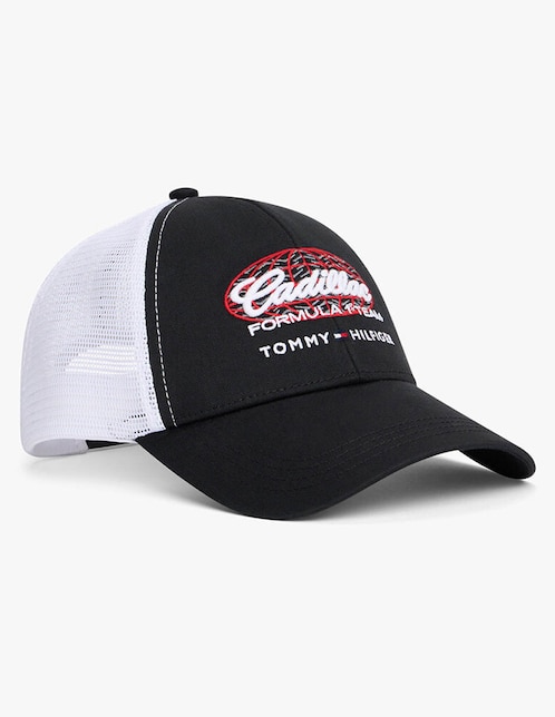 Gorra con visera curva snapback casual Cadillac F1 Script Fórmula 1 para hombre