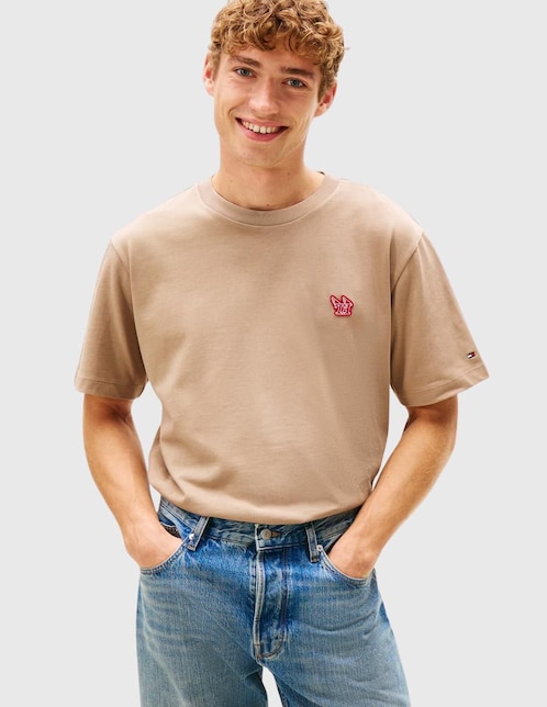 Playera cuello redondo para hombre 1