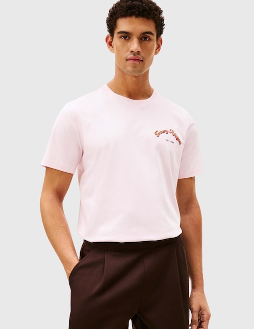 Playera cuello redondo para hombre 1