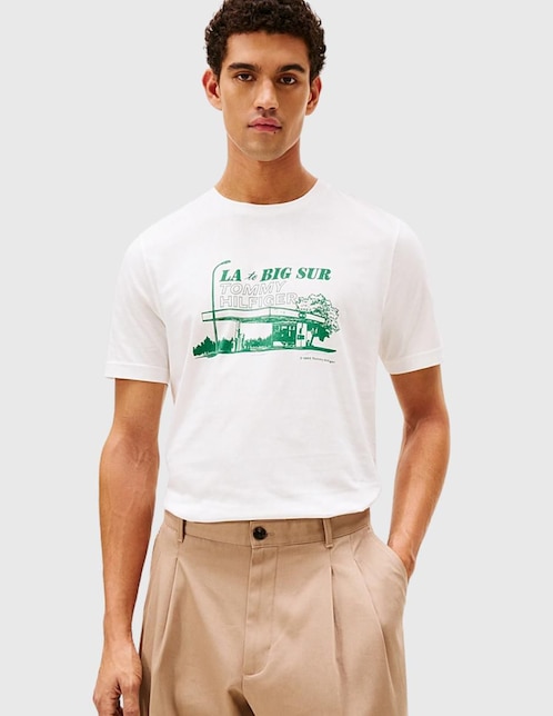 Playera cuello redondo para hombre 1