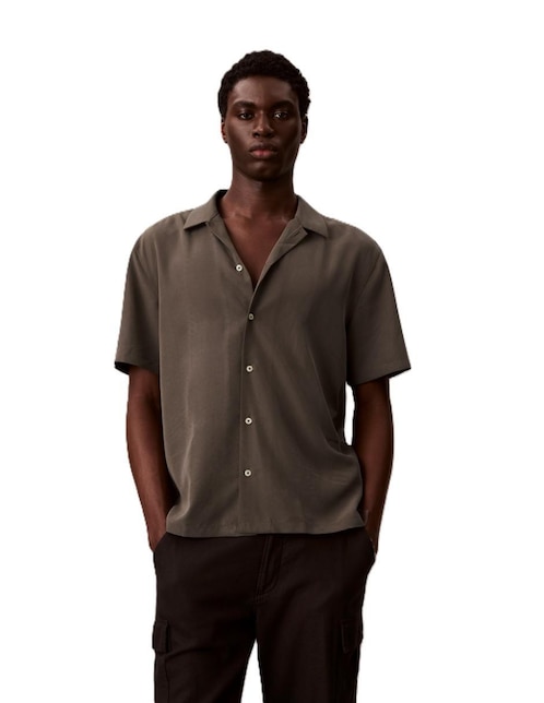 Camisa casual de modal manga corta para hombre 1