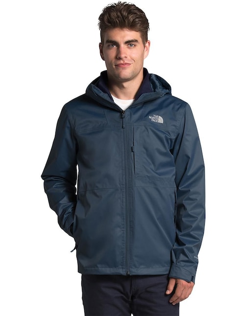 Chamarra casual The North Face impermeable con bolsillos para hombre