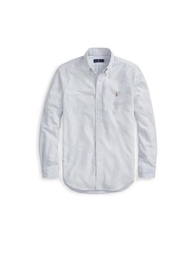 Camisa casual Polo Ralph Lauren de algodón manga larga para hombre