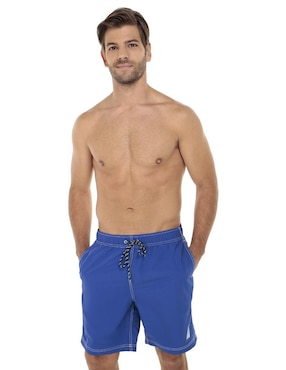 Traje De Baño Nautica Con Bolsillos Para Hombre