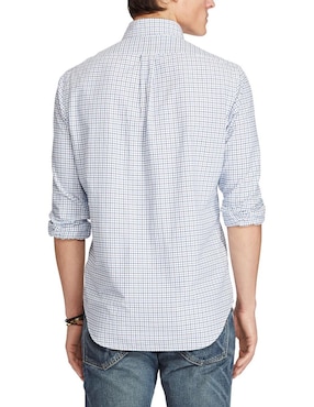Camisa casual Polo Ralph Lauren de algodón manga larga para hombre