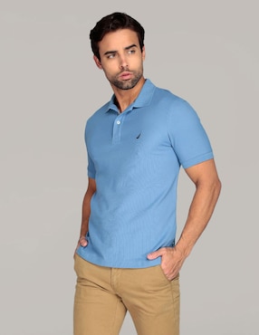 Playera Tipo Polo Nautica Para Hombre