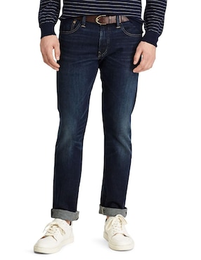 Jeans Straight Polo Ralph Lauren Lavado Obscuro Para Hombre