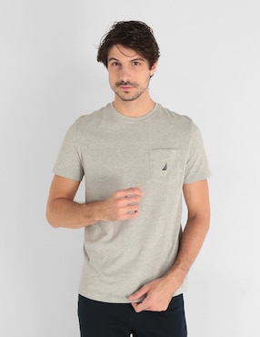 Playera Nautica Cuello Redondo Para Hombre