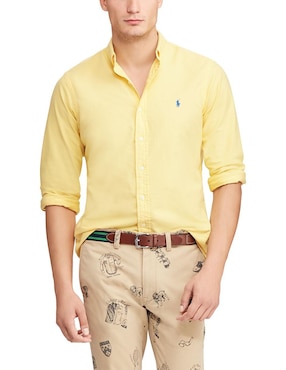 camiseta amarilla ralph lauren