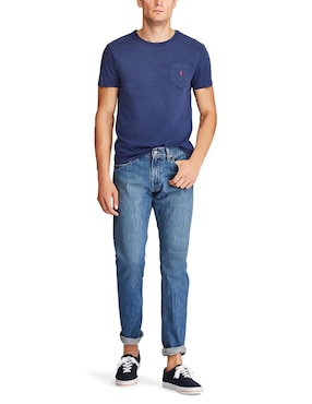 Jeans straight Polo Ralph Lauren lavado obscuro para hombre