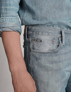 Jeans straight Polo Ralph Lauren lavado obscuro para hombre