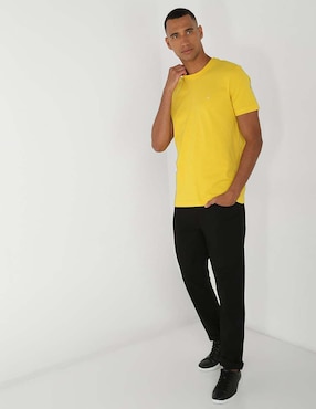 Pantalón slim Calvin Klein de algodón para hombre