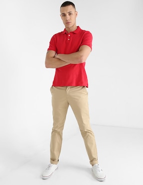 Pantalón recto Tommy Hilfiger de algodón para hombre