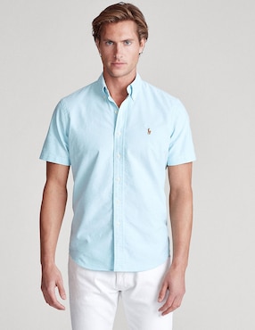 Camisa Casual Polo Ralph Lauren De Algodón Manga Corta Para Hombre