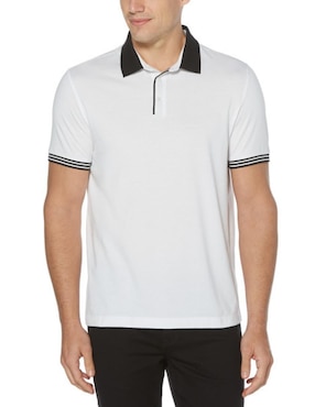 Playera Tipo Polo Perry Ellis Para Hombre