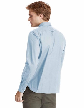 Camisa casual Timberland de algodón manga larga para hombre