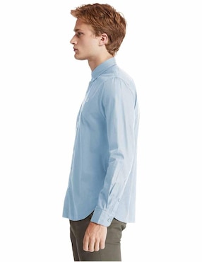 Camisa casual Timberland de algodón manga larga para hombre