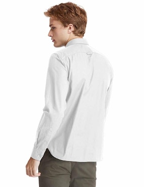 Camisa casual Timberland de algodón manga larga para hombre