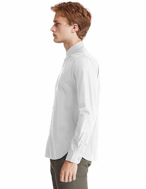Camisa casual Timberland de algodón manga larga para hombre