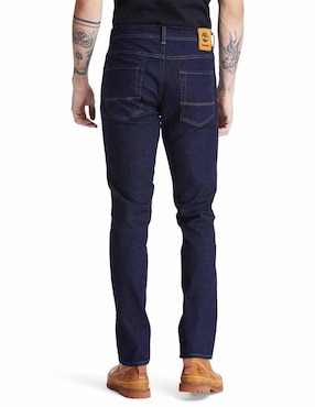 Jeans straight Timberland lavado obscuro para hombre