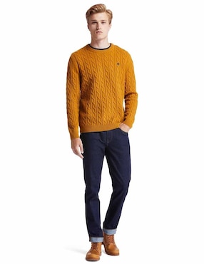 Jeans straight Timberland lavado obscuro para hombre