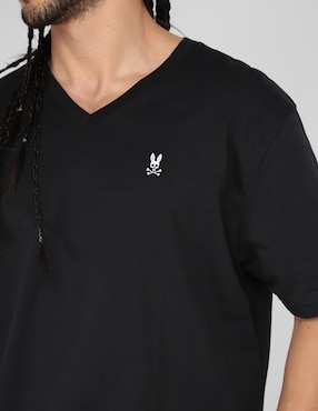 Playera Psycho Bunny cuello V para hombre