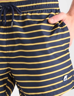 Traje de baño K-Way con bolsillos para hombre