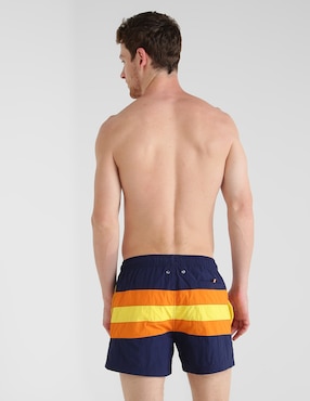 Traje de baño K-Way con bolsillos para hombre