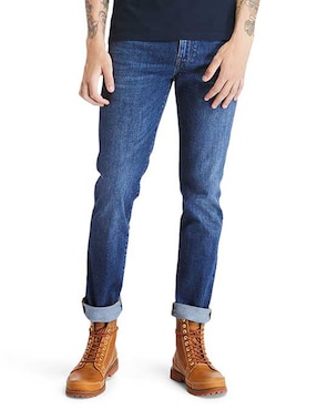 Jeans Slim Timberland Deslavado Para Hombre