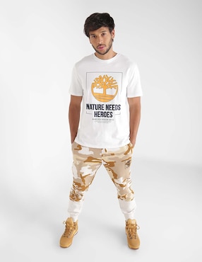 Pants regular Timberland con jareta para hombre